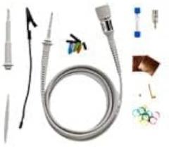 N2862B 10:1 Passive Oscilloscope Probe, 150MHz, 10MΩ, 1.2m Cable, Adjustable Compensation, DC‑150MHz Measurement for Labs & Electronics