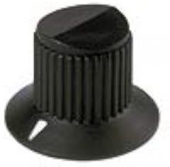 MS91528-1F2B, Matte-Black Dial MS91528 Series Knobs, Electronic Hardware Corp (EHC)