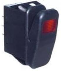 OEM ZF Electronics KTG2CNB1BBNNNN, Switch Rocker ON Off ON SPDT Quick Connect Rocker 21A 250VAC 250VDC 559.27VA 100000Cycles (10 Items)