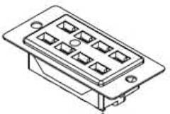 Molex/Waldom, 38542-1506, Molex 38542-1506 Jones Plugs & Sockets Custom Socket S6-5406-Sb (13 Item/s)