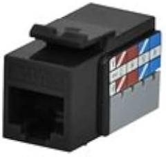 935164 DataComm Electronics 20-3425-BK Cat 28Mcf2Och 5e, nAe9L Snap-in, Black tyiop90hn doertunb Snap-in Connector, Keystone, PBEayIE Cat 5e, Color: Black.