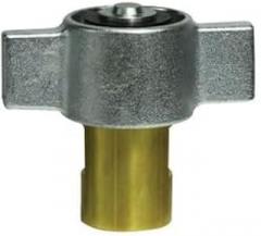 61154 Quick Disconnect Wingnut Coupler, 1-1/4 in FNPT x 1-1/4 in FNPT, Brass