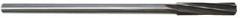 Chucking Reamer, 9/16 In., 6 Flute, HSS