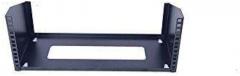Raising Electronics 4U Wall Mount Open Frame 19 Inch Server Equipment Rack Threaded 15 Inch depth Black (4U)