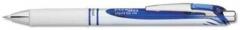 EnerGel RTX Retractable Liquid Gel Pen, .7mm, White/Blue Barrel, Blue Ink
