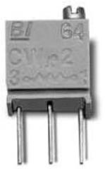 Trimmer Potentiometer, 10Kohm 12Turn Through Hole - 64WR10KLF