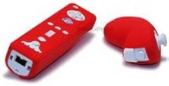Nintendo Wii Remote Control Nunchuck Silicone Skin - Red