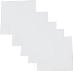 Alumina Ceramic Plate Insulating Alumina Ceramic Sheet for Electronic Accessories, Side Length 100mm,5pcs,Thickness 1mm