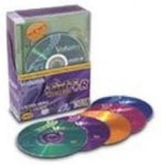 5PK DVD+r 4.7GB 2.4X Colorpk 120 Min with Super Jewel Case 5 Colors