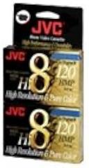 Jvc P6120HMPJH2 Hi 8 Metal Particle Video Tape (120 Min, 2Pk)