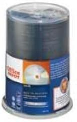Office Depot Brand DVD+R Recordable Media Spindle, 4.7GB/120 Minutes, Pack of 100