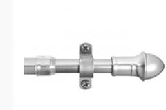 Room Essentials, Standard Cafe' Rod, Nickel Finish, 28