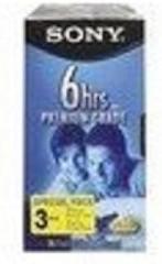 Sony T-120 VHS Premium 6 hrs VIDEO TAPE (3 PACK)