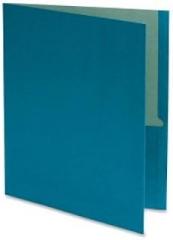 Twin Pocket Portfolios, Recycled, Blue, 25/Box (ESS78502)