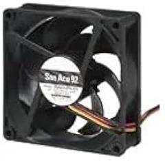 9HV0924P4G0011, DC Fans DC Tubeaxial Fan, 92x25mm, 24VDC, 118CFM, 14.76W, 56dBA, 7350RPM, 1.12inchH2O, Ribless, Tachometer, PWM