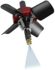 American Made CNC Chip Fan with Flush Nozzle, 6.3in Open Blade