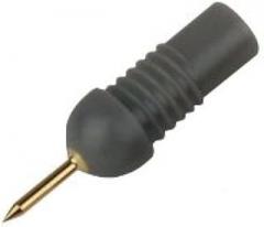 CT2711A-8 Standard 5mm Oscilloscope Probe Threaded Replacement Tip, Gray (Pack of 10)