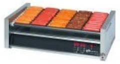 Star 30ST Grill-Max Stadium Hot Dog Roller Grill w/ StalTek Non-Stick Rollers (30 Hot Dogs Capacity) & Analong Controls