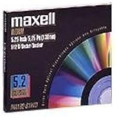 Maxell 5.25 8X Write-Once Mag Optical 5.2GB 2048 Bytes/Sector (1-Pack)