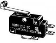 Omron Electronic Components D2MV-1L2-1C3 SWITCH, MINIATURE, ULTRA-LOW LOAD, HINGE ROLLER LEVER, 1A