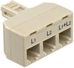 30-9658 in LINE Adapter, 1 X Jack-3 X Jack