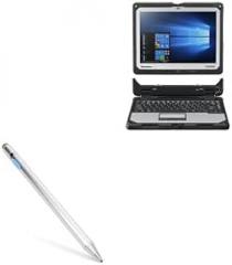 BoxWave Stylus Pen Compatible with Panasonic Toughbook 33 (CF-33) - AccuPoint Active Stylus, Electronic Stylus with Ultra Fine Tip - Metallic Silver
