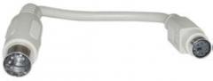 DIN5 Male / MiniDin6 (PS/2) Female, Adaptor, 6 inches