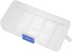10 Grid canbe Remove Transparent Plastic Small Box kit Storage Box Jewelry Jewelry Box Electronic Components Parts Finishing Box