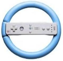 Blue Stearing Wheel For Nintendo Wii