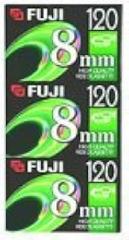 Fuji 3-Pack 120-Minute 8mm Tapes (8MM3PK)