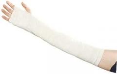 Heat-Resistant Sleeve w/Thumbhole, White, Nomex III¨
