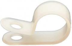 Cable Clamp, , 1/8 In, White, Pk100