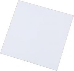 1pc Zirconia Ceramic Sheet - High-Temperature Resistant Insulation Sheet for Electronics, White Zirconium Heat Sink(10x10x1mm)