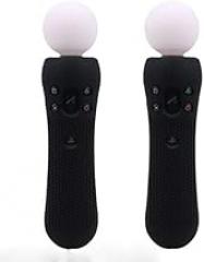 2 pcs Silicone Anti-Slip Cover Rubber Protective Skin Case housing Shell for Playstation PS4 VR Move Motion Controller