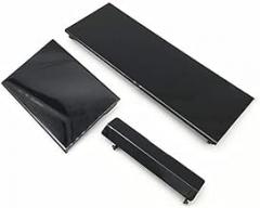 3 in 1 Replacement SD Card Door Slot Lid Case Cover Shell for Wii Console Black