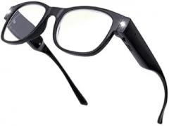 OKH Lighted Rechargeable Reading Glasses - Clear Vision Hands Free LED Eyewear with Blue Light Readers