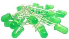 50Pcs Led Diffused F5 5MM Green Color Light Bright Bulb Lamp New 2025 High For Reliable Electronic Component, Precision, Stable Performance