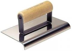 Sidewalk Edger, SS/Wood, 1/2 in Radius