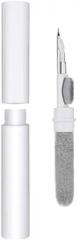 1PC Earbuds Cleaning Pen, 3in 1 Multifunction Cleaner Kit with Soft Brush for Wireless Earphones Headphones Charging Box Accessories, Computer, Keyboard, White