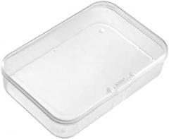 XYWHPGV Component Storage Box - Plastic Electronic Component Containers Tool Boxes Clear White 88x60x20mm(14a6a 366bd 58c45 39dba 8af8e 118f1