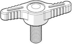 Dai-ichi Seiko Bulge Catch One-Touch Screw, Red for Bulge Catch, Repair and Replacement Parts