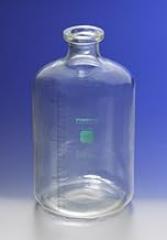 Corning - PYREXPLUS Coated 9.5L Solution Bottle w/Tooled N ECK, EA1