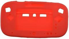 Soft Anti-Slip Silicone Protector Case Skin Cover Shell for WiiU Wii U Gamepad (Red)