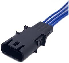 1 Set 4 Pin Car Rearview Mirror Heating Door Handle Electronic Connector Female Wiring Harness Plug Modified(4P Male,1 Set)