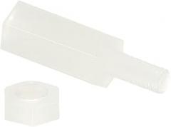 PATIKIL M2.5 Standoff Screws 40 Pack Nylon Hex PCB Standoffs Nuts for Motherboards, Computer Cases, Circuit Boards, Electronics, (10mm+6mm, White)