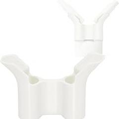 SplashNColor Bird Proofing Antenna Holder -Optimal Angle Compatible with Ubiquiti Unifi UAP-AC-M, Outdoor WiFi Access Point Mesh Extender, Fast Speed Weatherproof, Easy Setup, White
