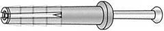 Hammr Drv Pin Anchor, Mushrm, 1/4in, PK100 (3 Pieces)