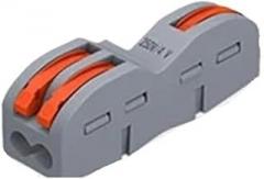 10pcs Quick Wiring Cable Splitter Blocks, Combined Butt Home Terminal, Push-in Universal 1 in Multiple Out Connector(1 * 2)