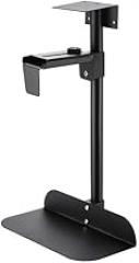 PC Tower Stand Under Desk PC Mount CPU Tower Holder 360° Swivel Height and Width Adjustable Fits Most CPU Tower (Black/White) CPU Holder(Black)