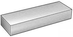 Flat, Al, 6061, 3/8 x 3 in, 1 Ft